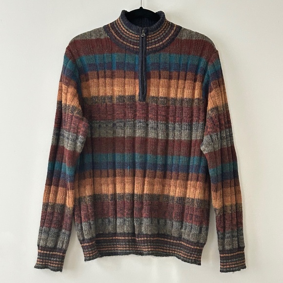 Novica 100% Alpaca Quarter Zip Handmade Sweater - Picture 1 of 16